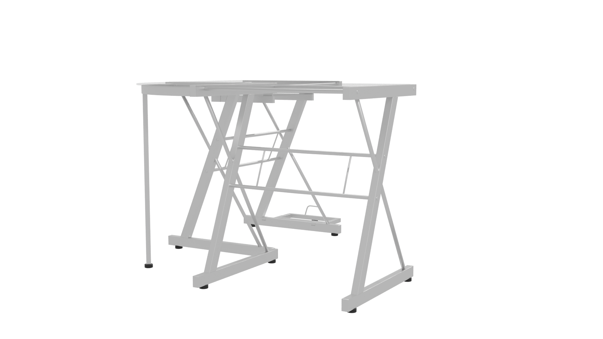 Stylish Modern Office Desk 3D - Professional 3D Model Render 12