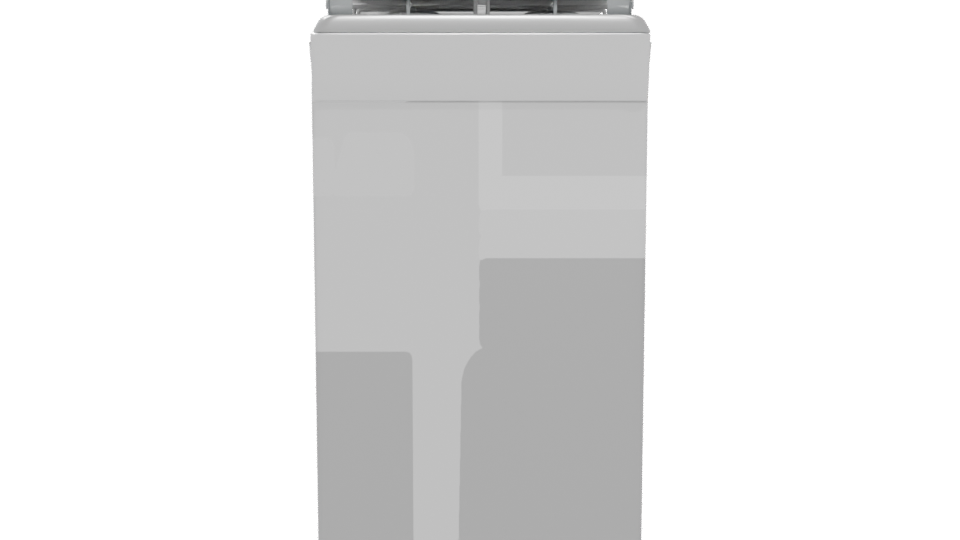 Compact Gas Stove Appliance 3D - Professional 3D Model Render 5