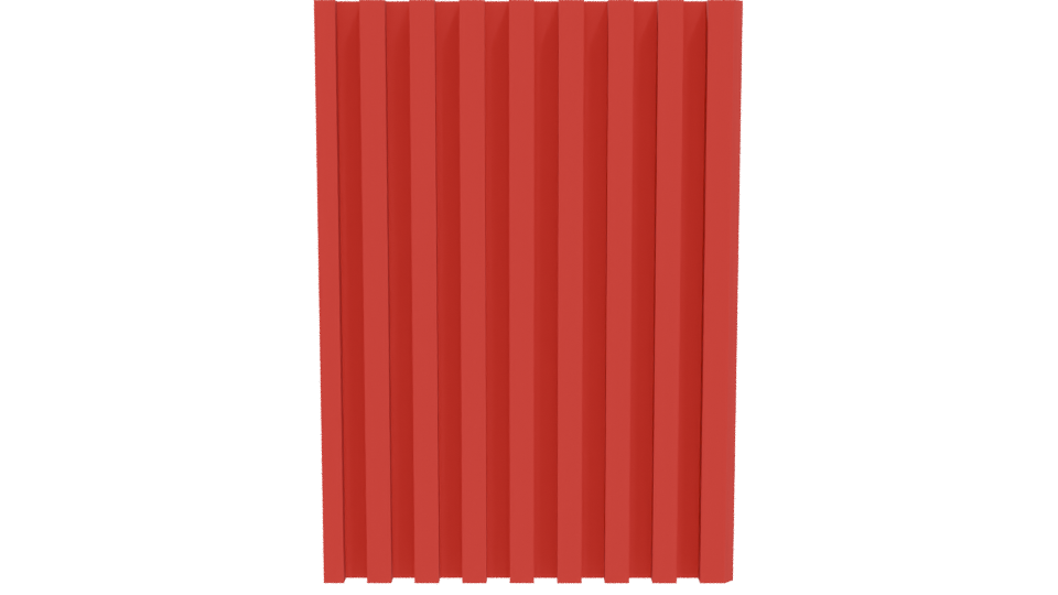 Stylish Red Plastic Cup Model - Professional 3D Model Render 5