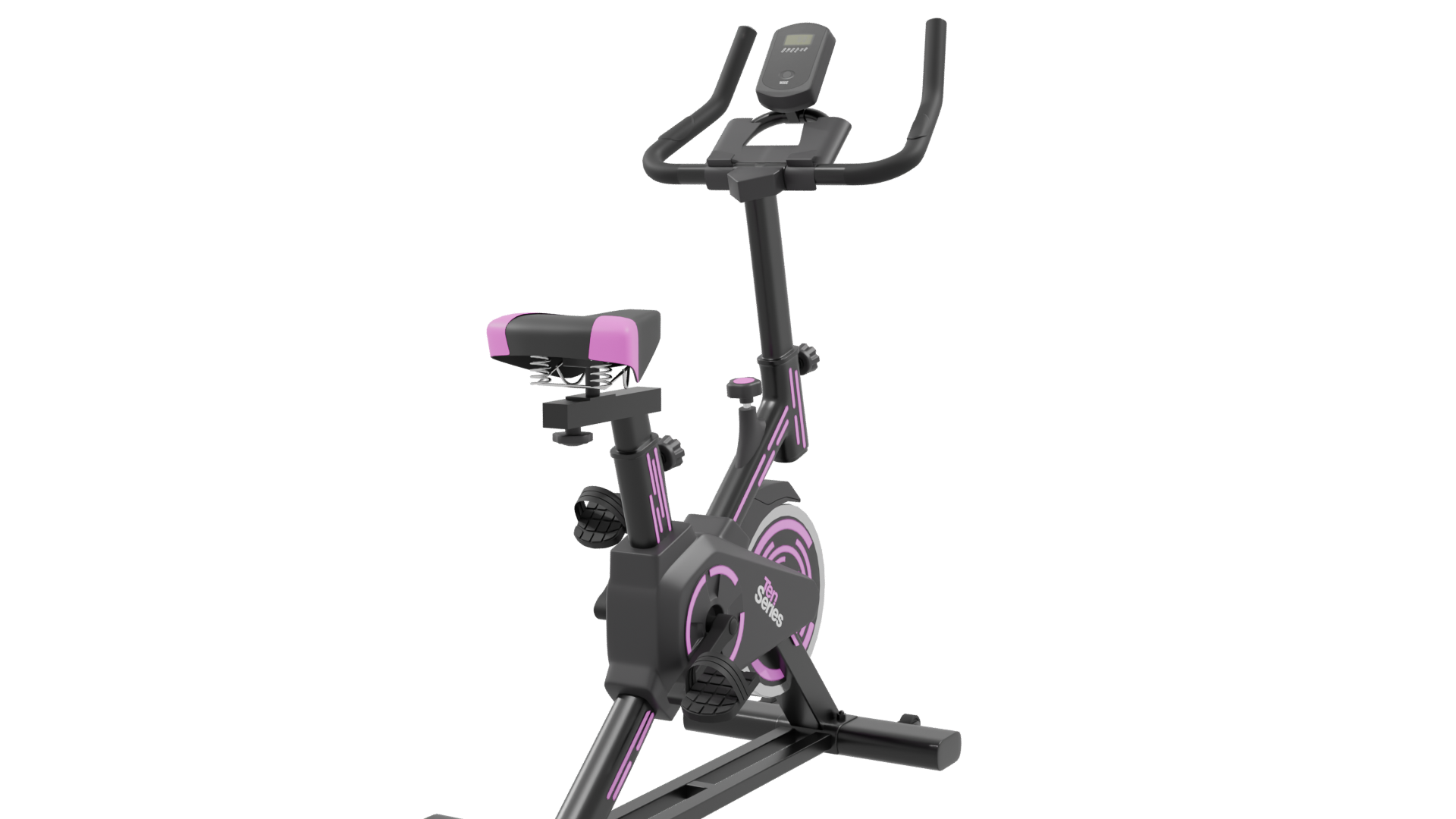 Stylish Home Exercise Bike 3D Model - Professional 3D Model Render 9