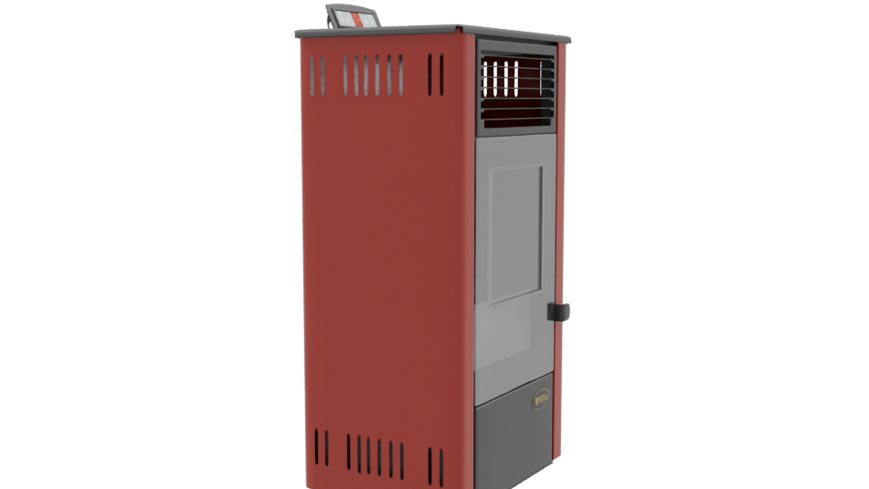 Calefactor Pellet Albtrot 3D Model - Professional 3D Model Render 9
