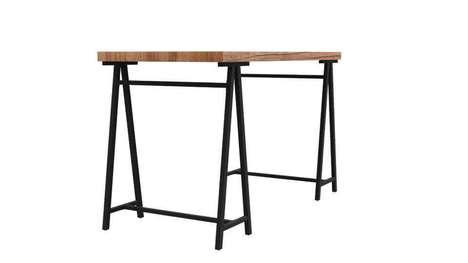 Contemporary Wooden Office Table 3D - Professional 3D Model Render 9