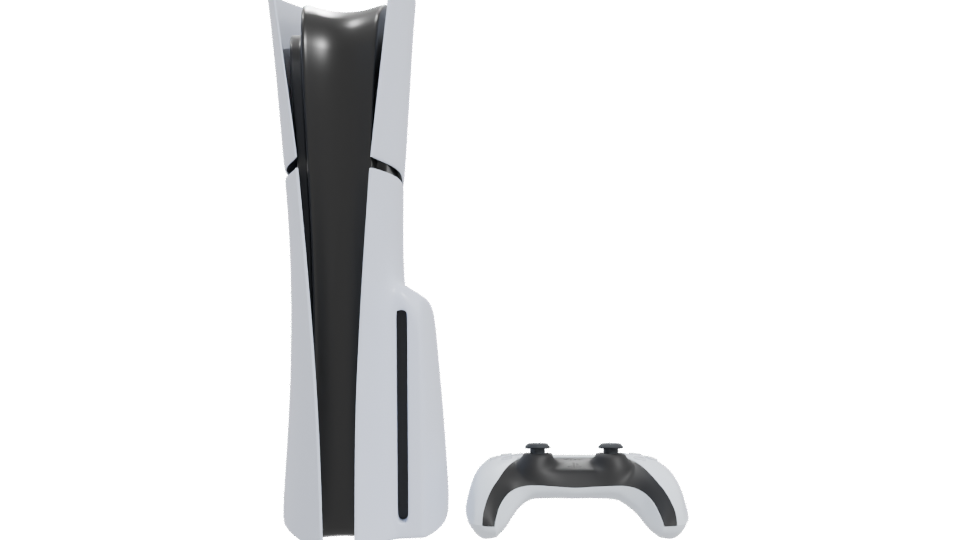 Next-Gen Gaming Console Model - Professional 3D Model Render 11