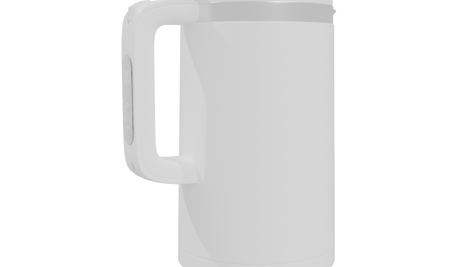 Stylish Electric Kettle 3D Model - Professional 3D Model Render 4