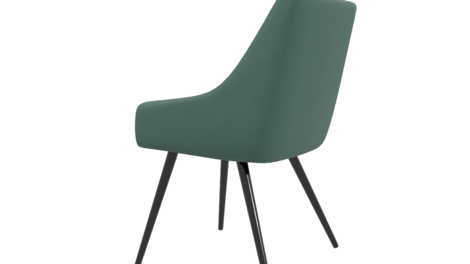 Modern Fabric Armchair 3D Model - Professional 3D Model Render 3