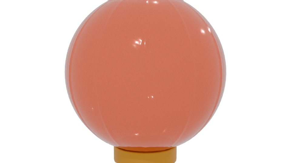 Stylish Modern Glass Lantern 3D Model - Professional 3D Model Render 13