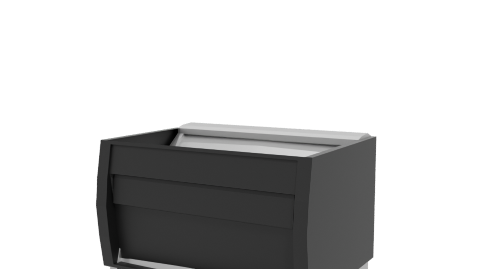 Elegant Modern Display Case 3D Model - Professional 3D Model Render 12