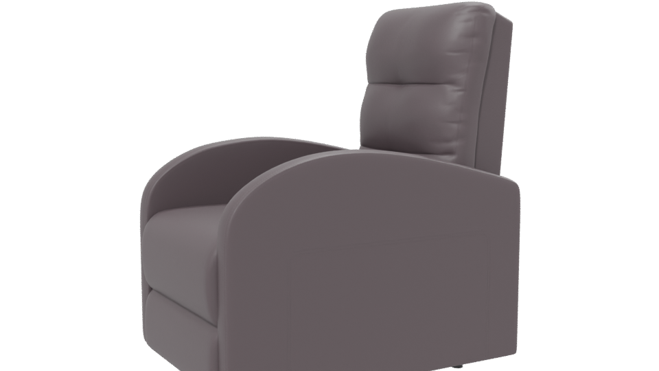 Stylish Reclining Chair Model - Professional 3D Model Render 13