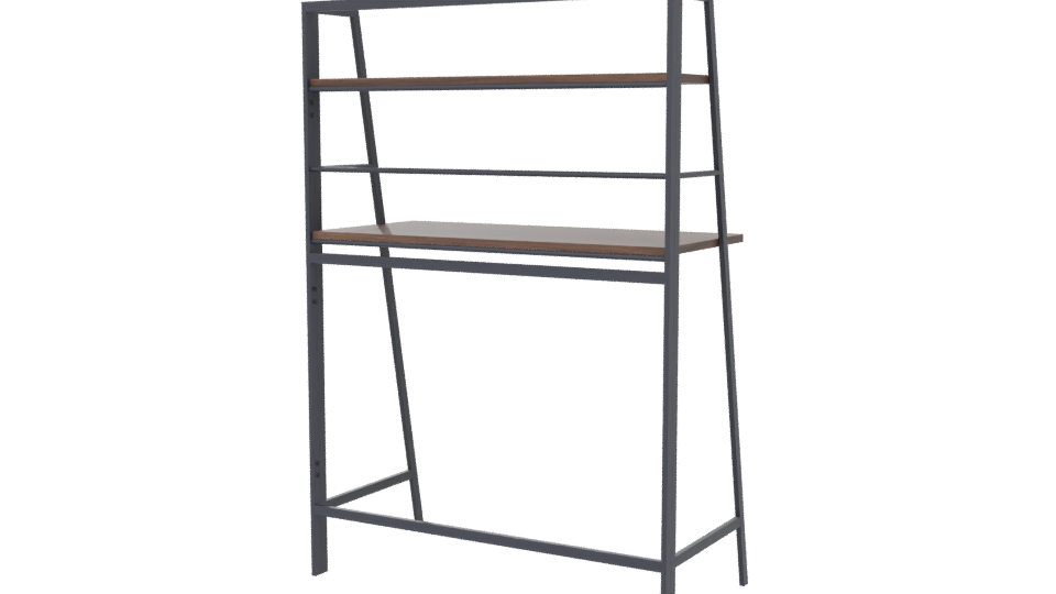 Modern Workspace Desk 3D Model - Professional 3D Model Render 6