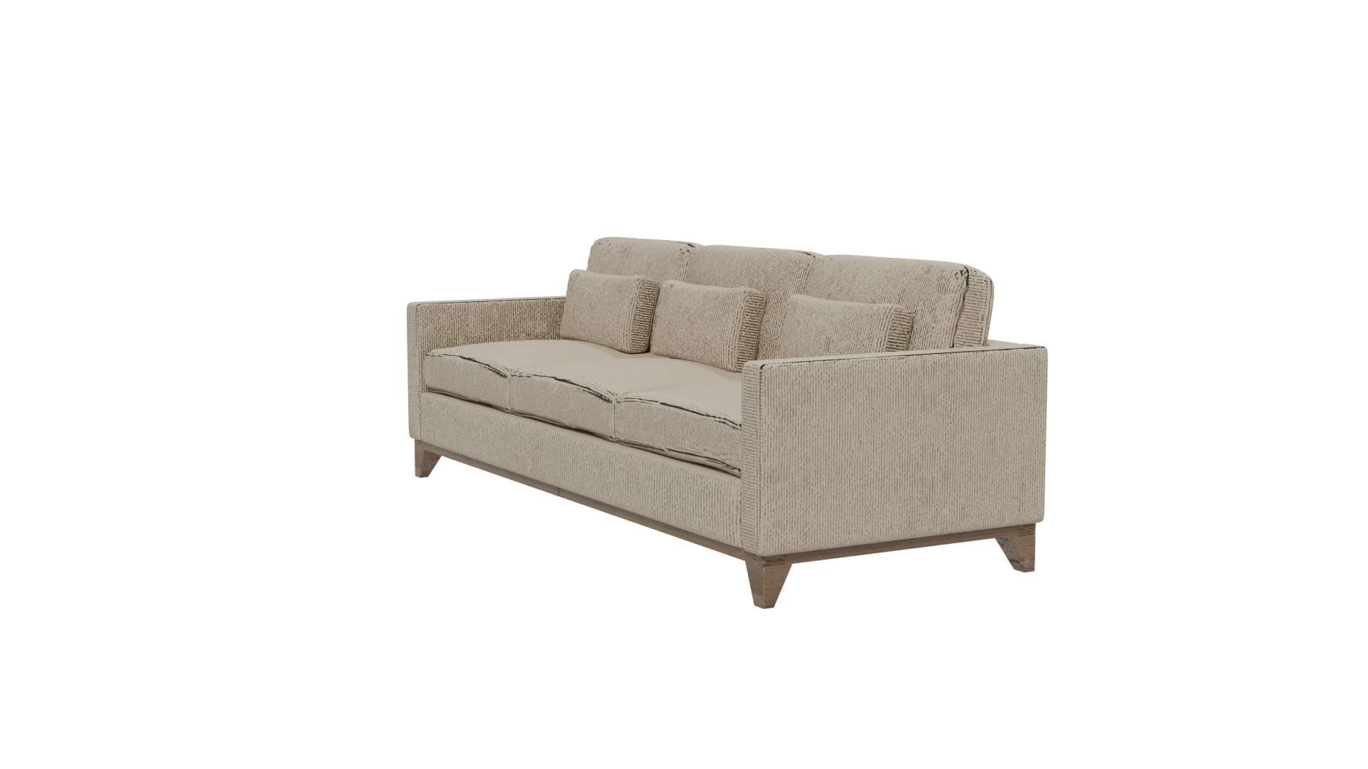 Lilyrose Beige Sofa 3D Model - Professional 3D Model Render 13