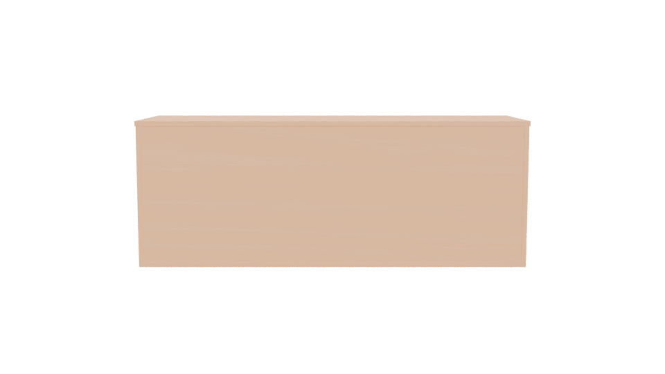 Minimalist White Storage Table 3D - Professional 3D Model Render 5