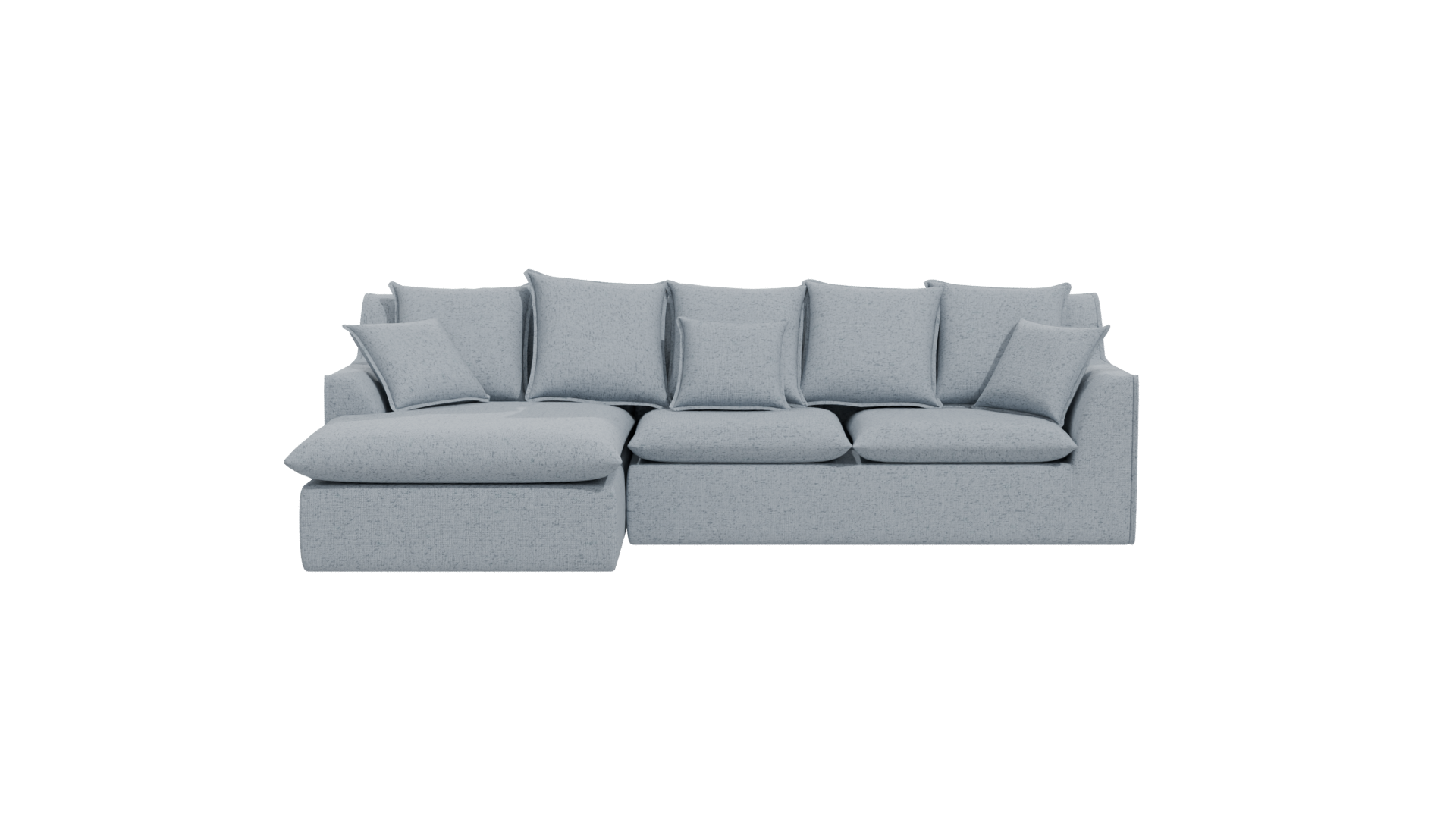 Stylish Sectional Sofa 3D Model - Professional 3D Model Render 11