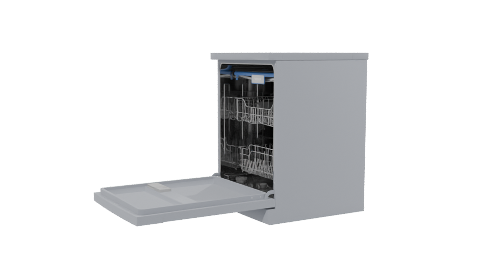 Modern Household Dishwasher Model - Professional 3D Model Render 13