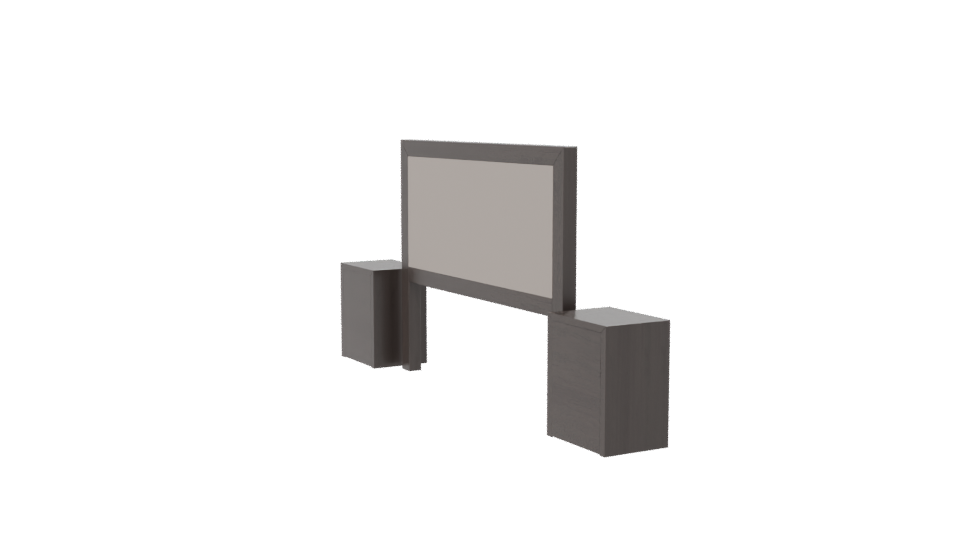 Stylish Bedroom Furniture Set 3D - Professional 3D Model Render 7