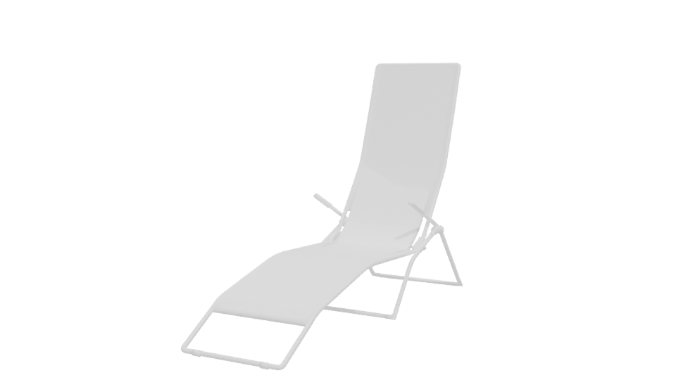 Stylish Outdoor Lounge Chair 3D - Professional 3D Model Render 12