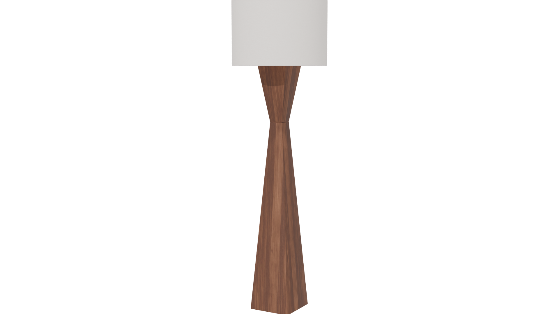 Stylish Wooden Floor Lamp 3D - Professional 3D Model Render 6
