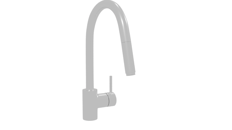 Modern Kitchen Faucet 3D Model - Professional 3D Model Render 13