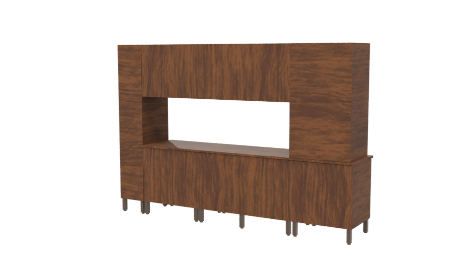 Stylish Kitchen Cabinet Model 3D - Professional 3D Model Render 6