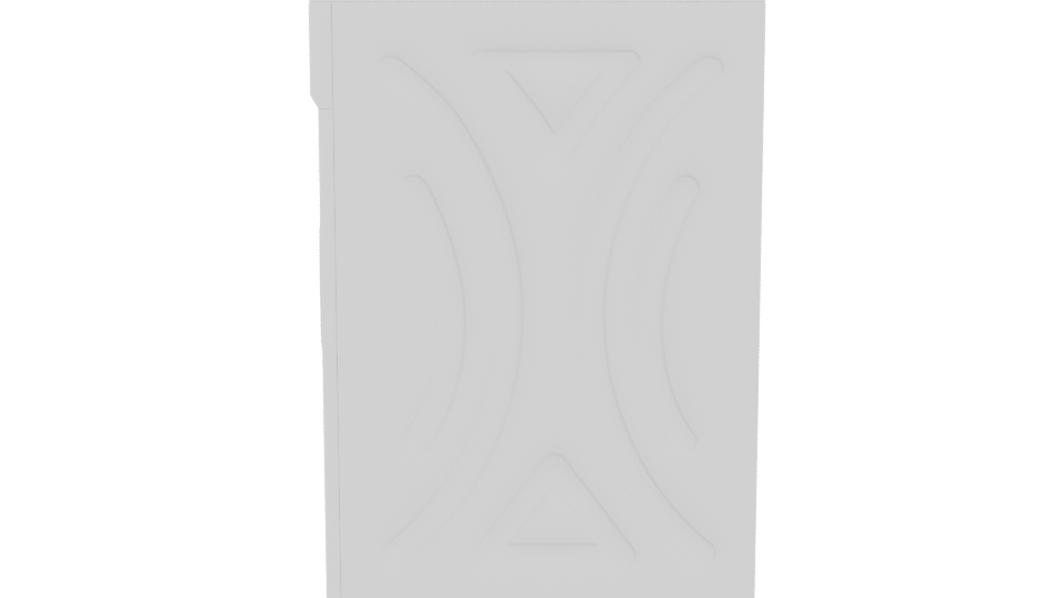 Front-Loading Washing Machine Model - Professional 3D Model Render 2