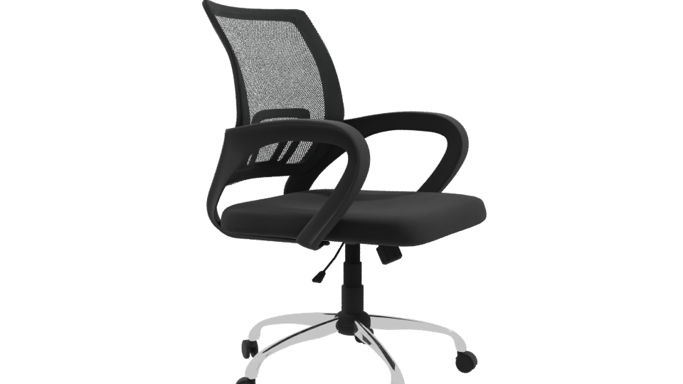 Elegant Office Chair 3D Model - Professional 3D Model Render 9