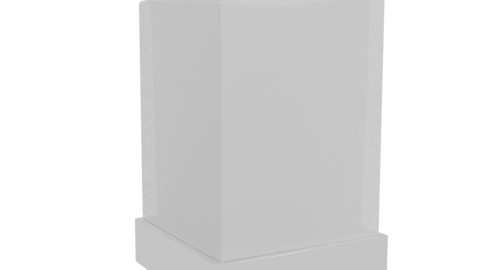 Minimalist Display Stand 3D Model - Professional 3D Model Render 10