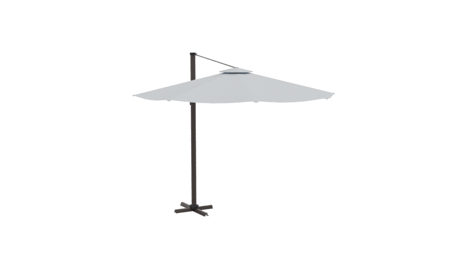 Stylish Outdoor Umbrella Model - Professional 3D Model Render 13