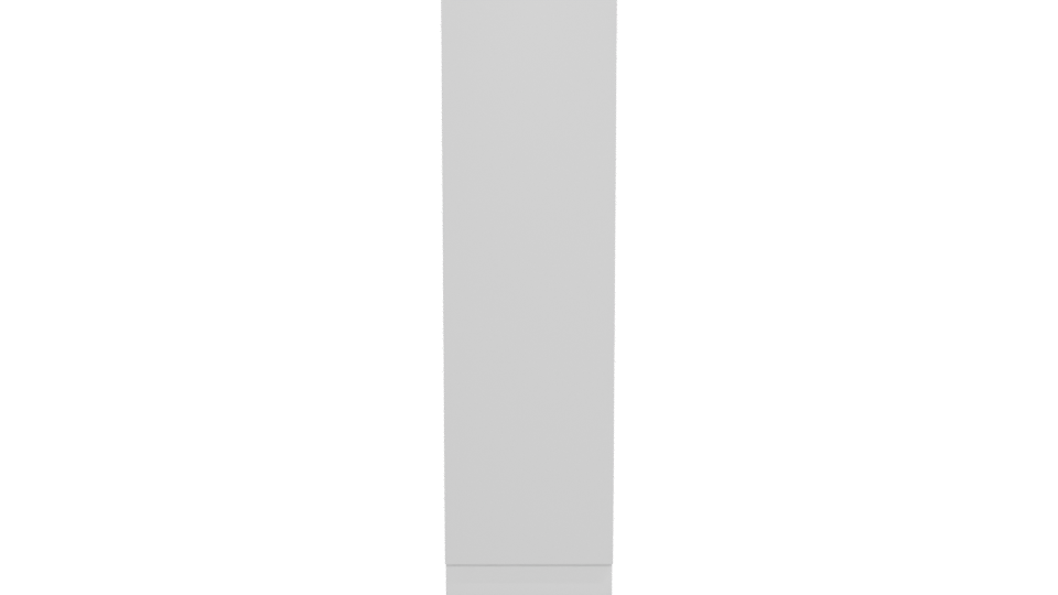 Sleek Modern Wooden Storage Cabinet 3D Model - Professional 3D Model Render 5