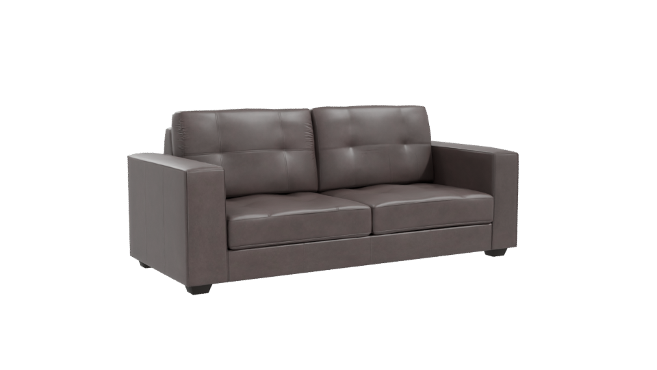 Contemporary Leather Sofa Model - Professional 3D Model Render 10