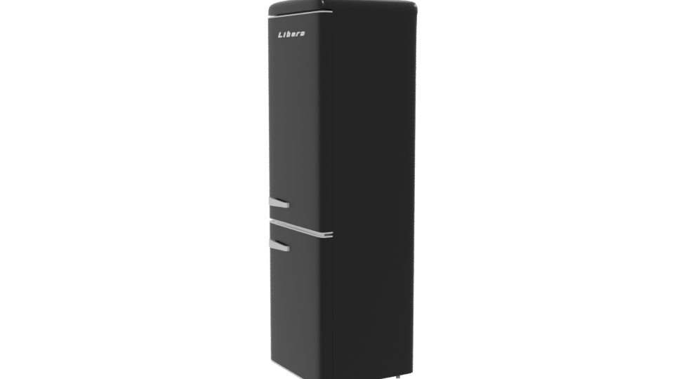 Sleek Modern Refrigerator Model - Professional 3D Model Render 13