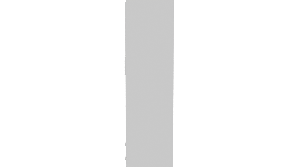 Minimalist Storage Cabinet 3D Model - Professional 3D Model Render 2