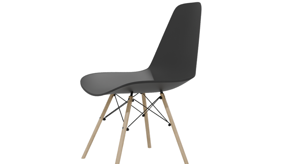 Stylish Modern Chair 3D Model - Professional 3D Model Render 13