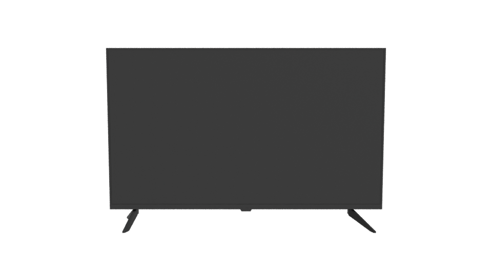 Sleek Flat Screen TV Model - Professional 3D Model Render 11