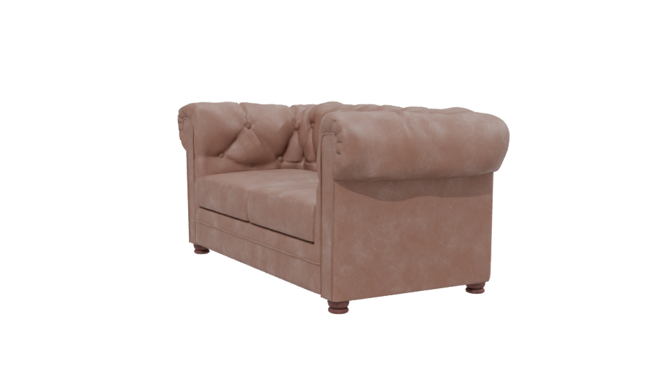 Elegant Vintage Sofa Model 3D - Professional 3D Model Render 13