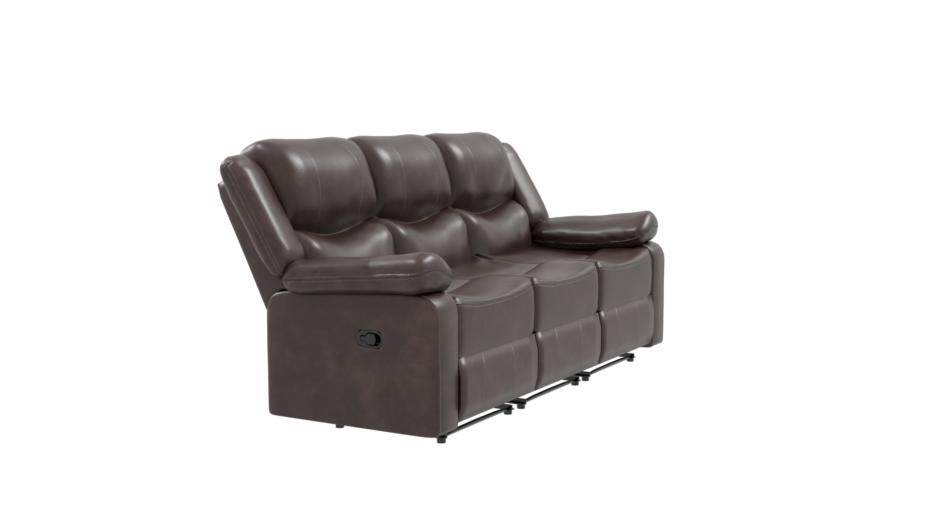 Stylish Reclining Sofa 3D Model - Professional 3D Model Render 9