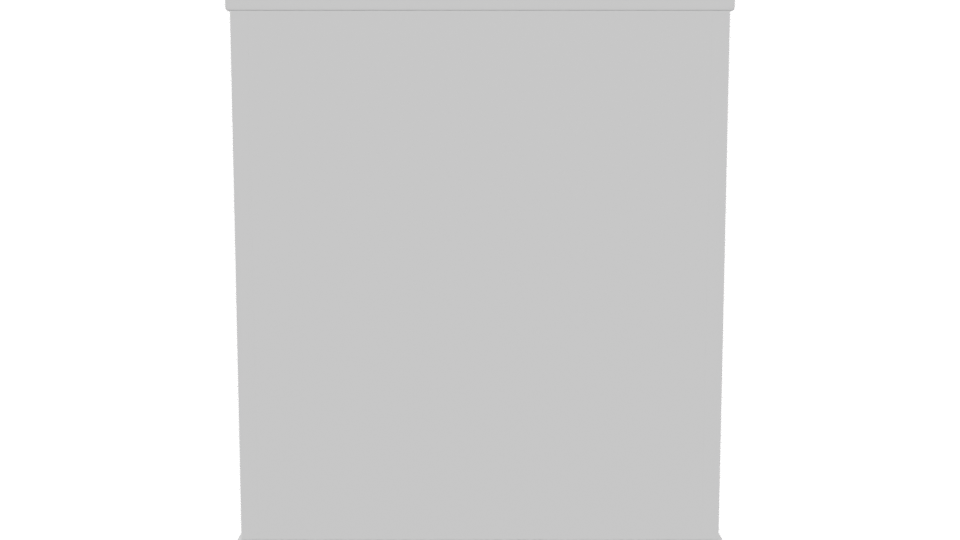 Contemporary Curved Display Cabinet 3D Model - Professional 3D Model Render 5