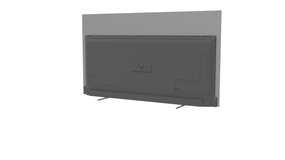 Sleek Modern Television 3D Model - Professional 3D Model Render 6