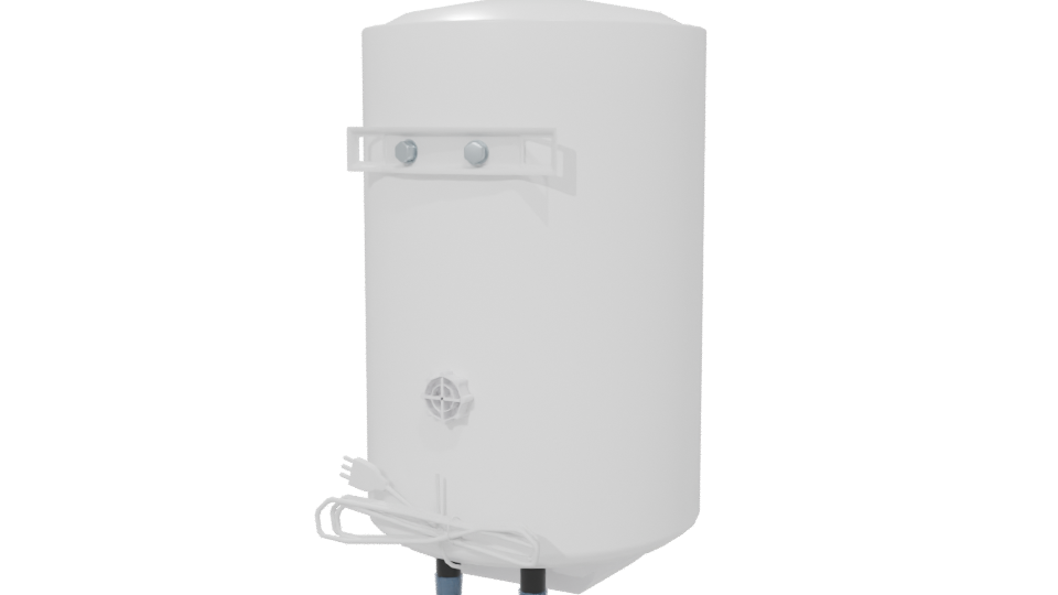 Stylish Electric Water Heater 3D - Professional 3D Model Render 6