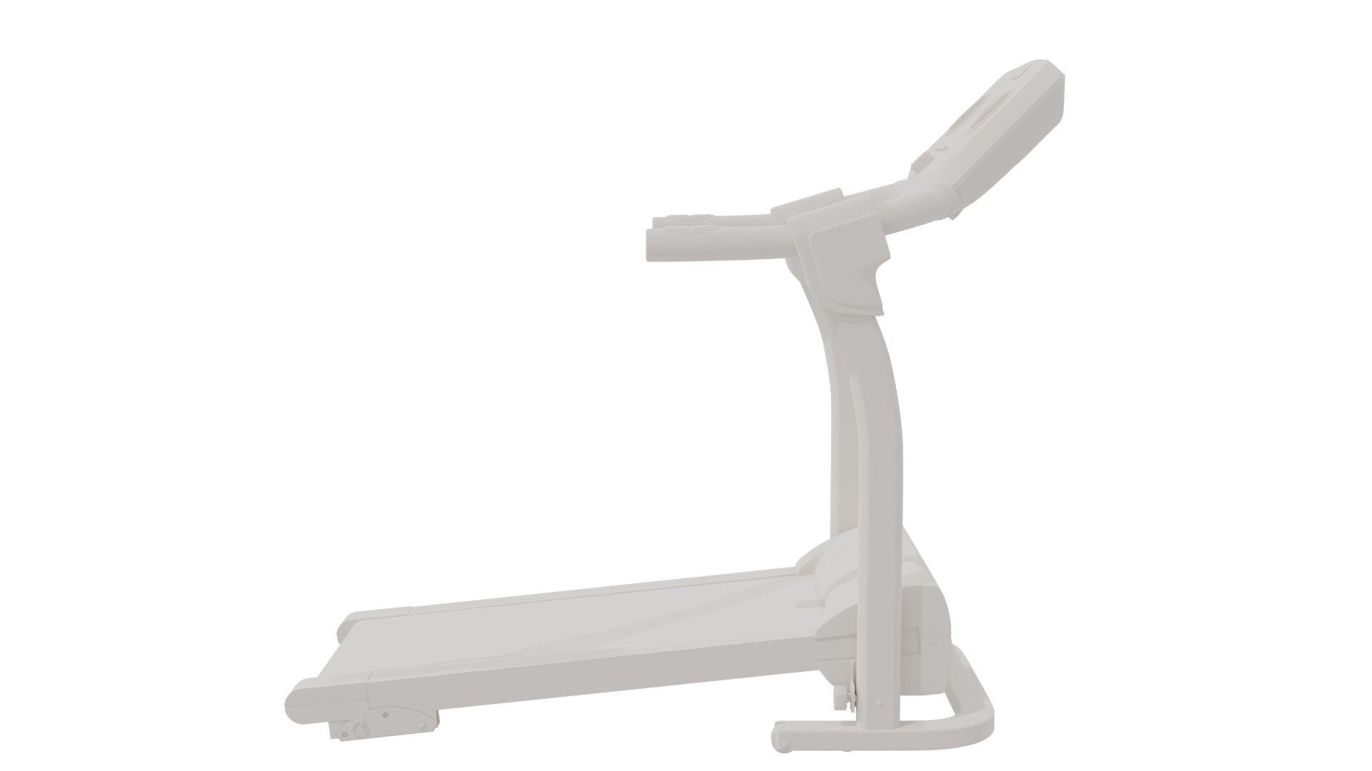 Modern Treadmill 3D Model - Professional 3D Model Render 3