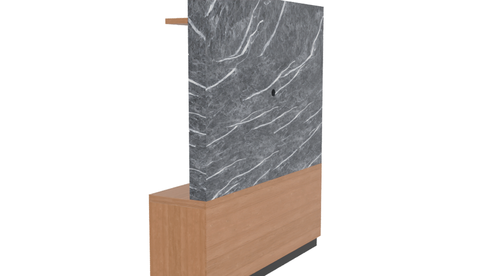 Modern Entertainment Center 3D - Professional 3D Model Render 3