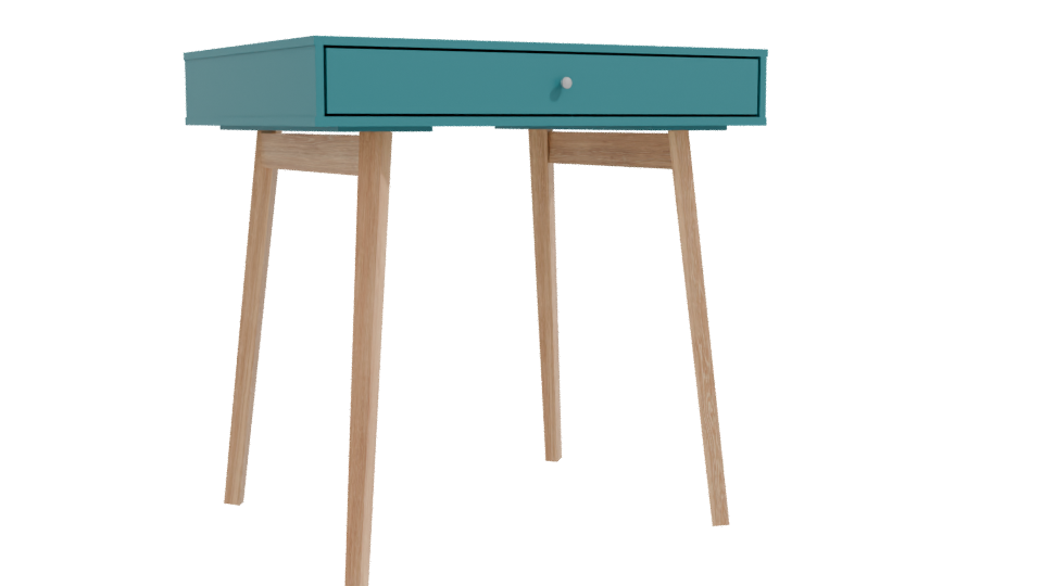 Stylish Modern Desk 3D Model - Professional 3D Model Render 10