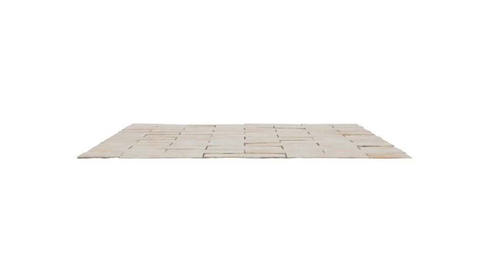 Stylized Stone Paving Surface - Professional 3D Model Render 11