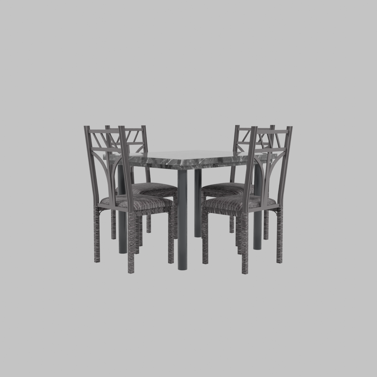 Comedor África Con 4 Sillas