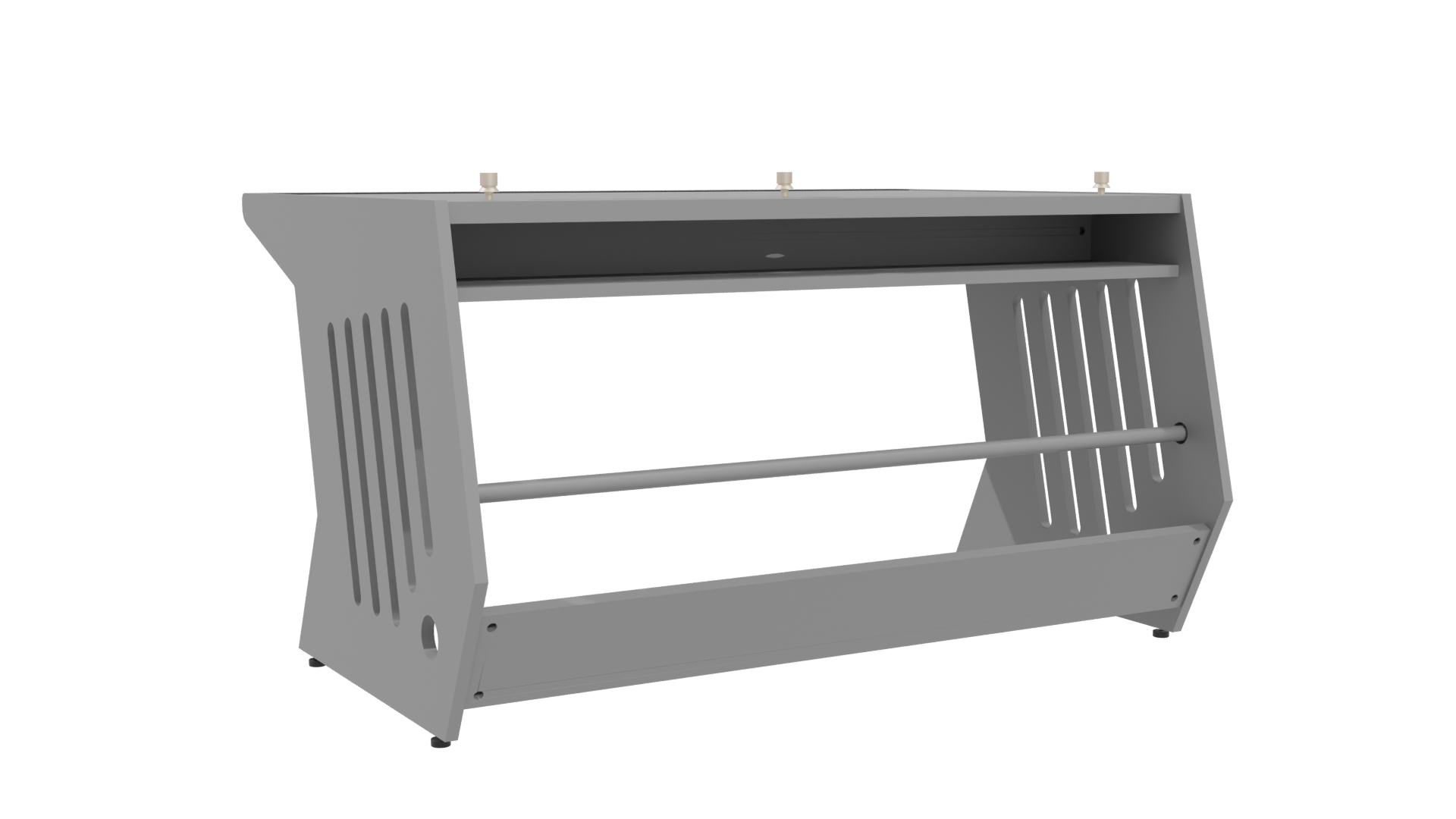 Sleek Modern Office Table 3D - Professional 3D Model Render 4