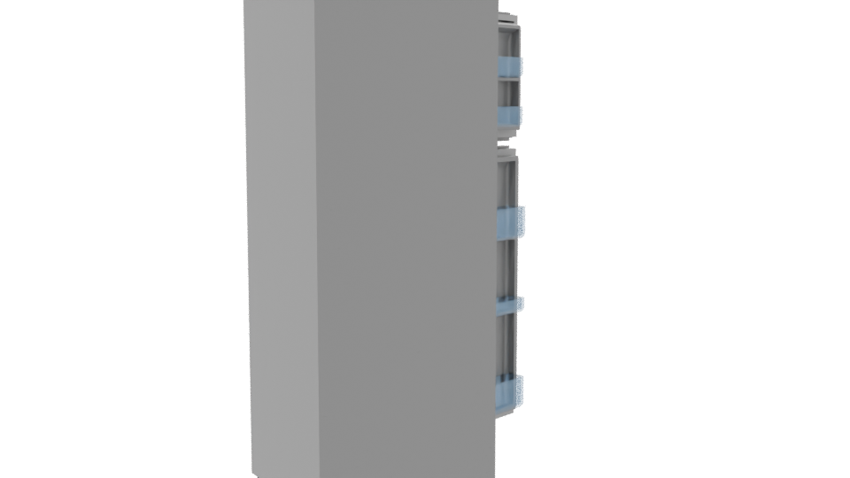 Modern Refrigerator 3D Model - Professional 3D Model Render 7