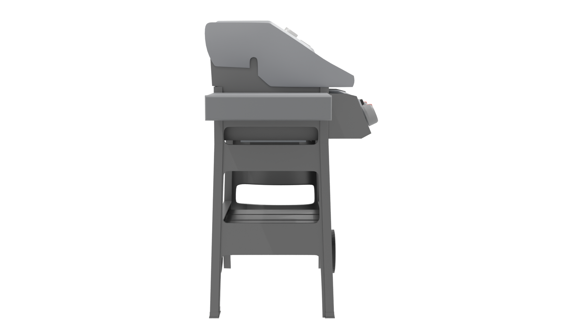Stylish Outdoor Gas Grill 3D Model - Professional 3D Model Render 8
