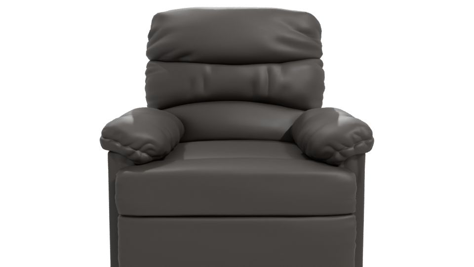 Stylish Reclining Chair Model - Professional 3D Model Render 11