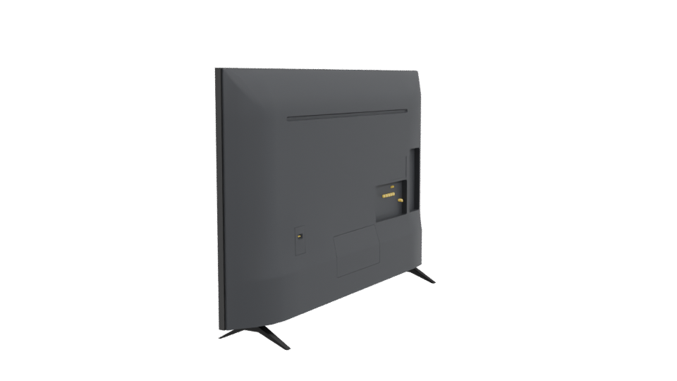 Sleek Modern TV Model 3D - Professional 3D Model Render 3