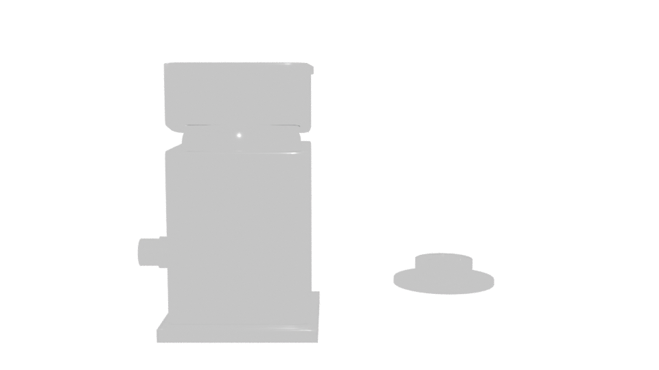 Industrial Metal Desk Clamp Model - Professional 3D Model Render 5