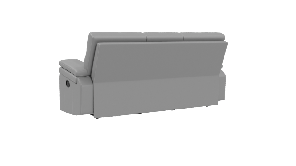 Reclinable Sofa 3D Model - Professional 3D Model Render 4