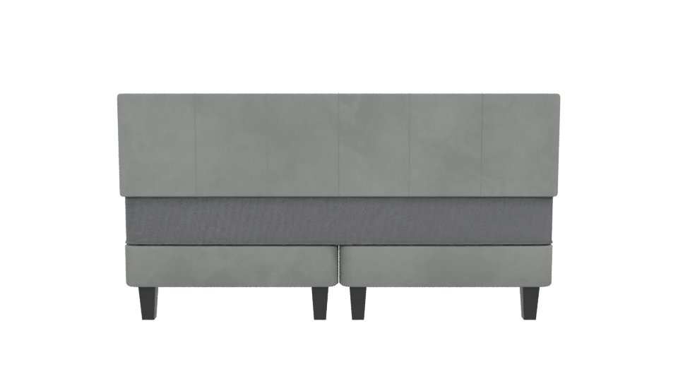 Elegant Bed with Headboard 3D - Professional 3D Model Render 5